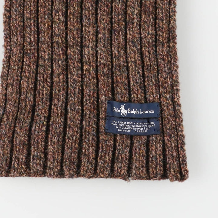 Ralph Lauren Polo Ralph Lauren wool scarf Lamb wool brown type Vintage Second Hand