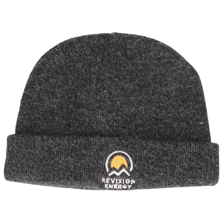 LLBean REVISION ENERGY ADVISORY Knit Beanie (One Size Fits Most) polyester gray type Vintage Second Hand