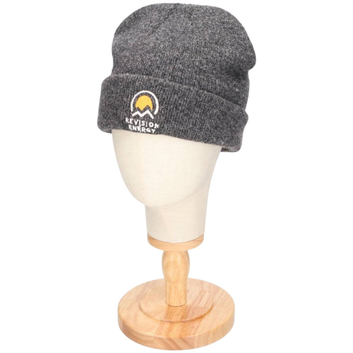 LLBean REVISION ENERGY ADVISORY Knit Beanie (One Size Fits Most) polyester gray type Vintage Second Hand