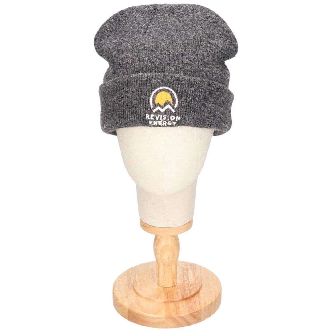 LLBean REVISION ENERGY ADVISORY Knit Beanie (One Size Fits Most) polyester gray type Vintage Second Hand