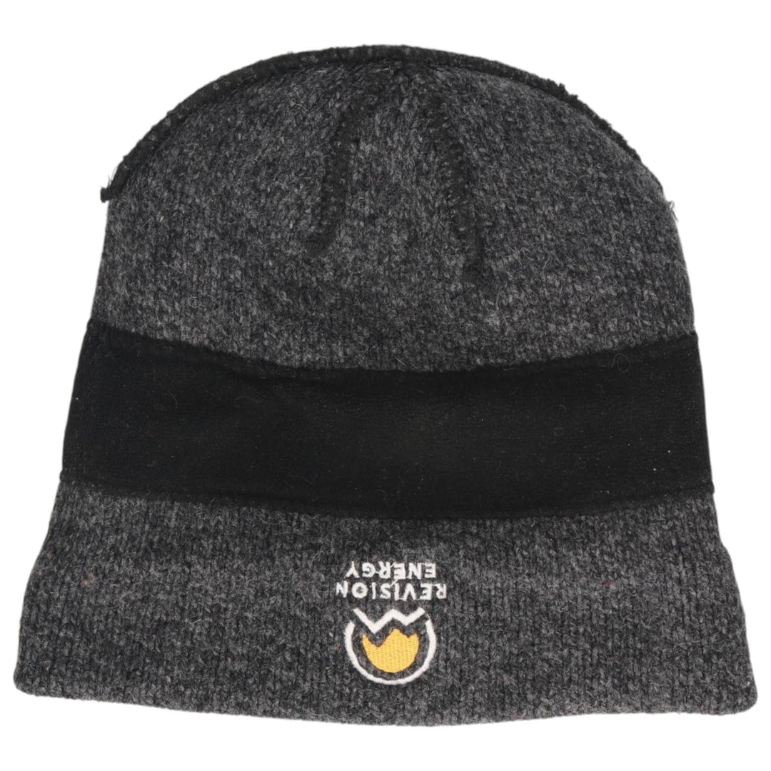 LLBean REVISION ENERGY ADVISORY Knit Beanie (One Size Fits Most) polyester gray type Vintage Second Hand