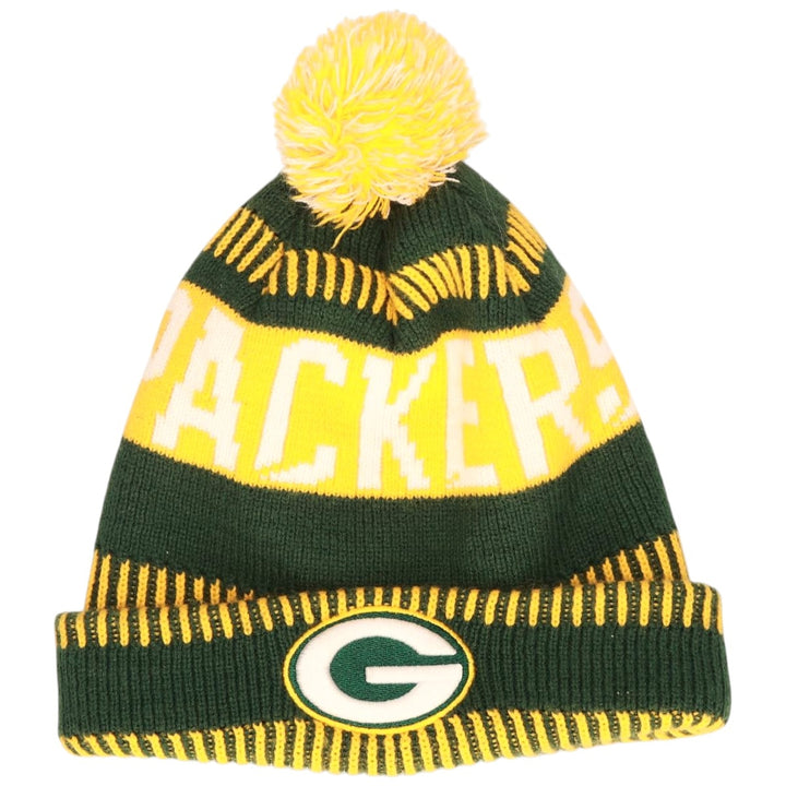 NFL GREEN BAY PACKERS Knit Beanie, One Size Fits Most acrylic green type Vintage Second Hand