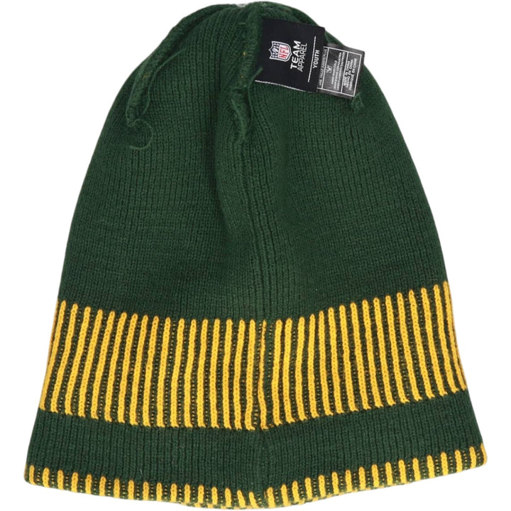 NFL GREEN BAY PACKERS Knit Beanie, One Size Fits Most acrylic green type Vintage Second Hand
