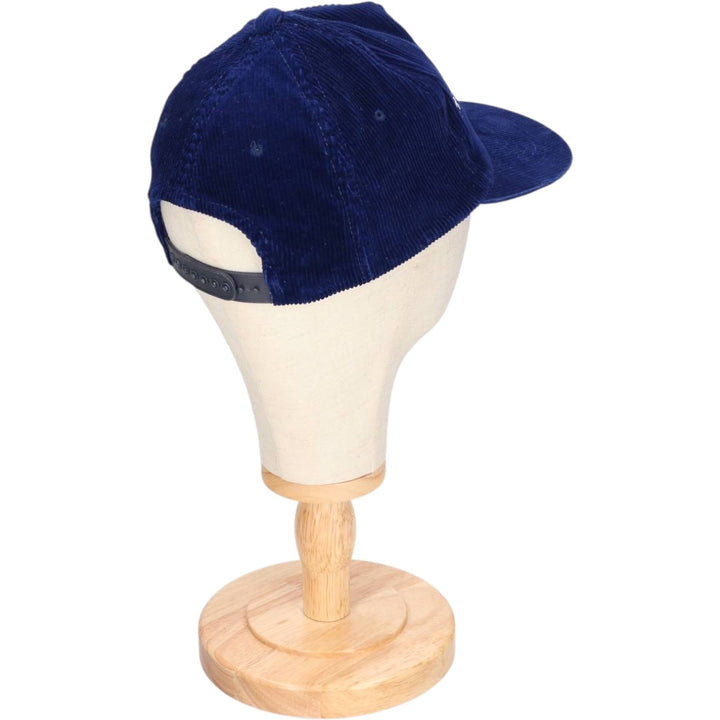Vintage 90'S JD Corduroy Cap, Free Size cotton navy blue type Vintage Second Hand