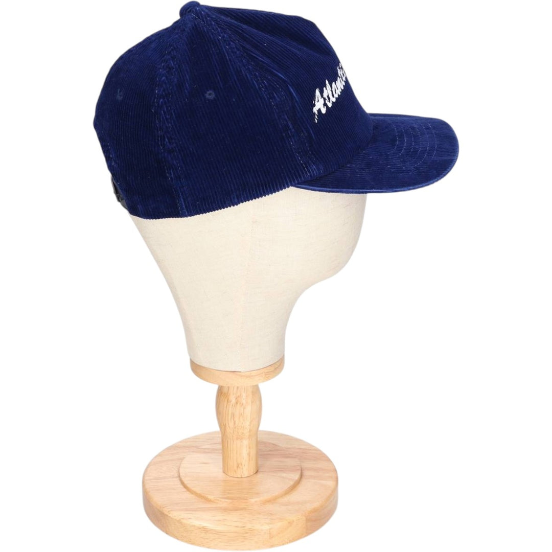 Vintage 90'S JD Corduroy Cap, Free Size cotton navy blue type Vintage Second Hand
