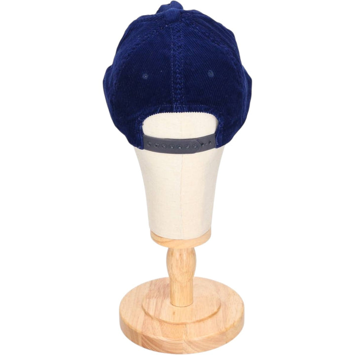 Vintage 90'S JD Corduroy Cap, Free Size cotton navy blue type Vintage Second Hand