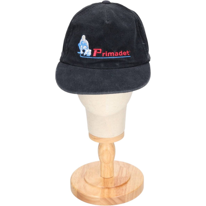 Vintage 80s-90'S YUPOONG Corduroy Cap, One Size Fits All cotton black type Vintage Second Hand