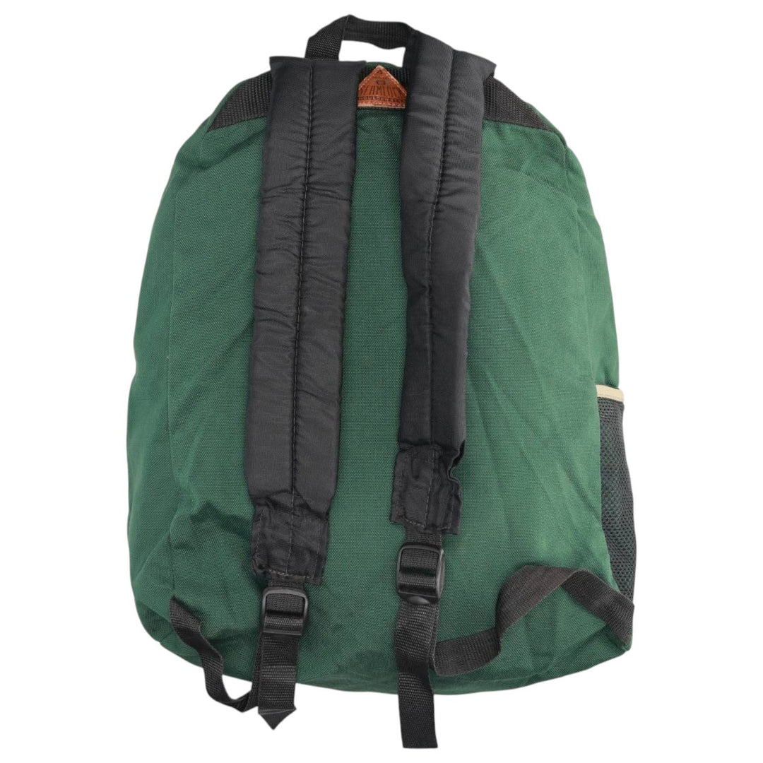 90'S Outdoor Products Logo Patch Backpack, Made in USA - Vintage unclear Green type dark green Vintage Second Hand