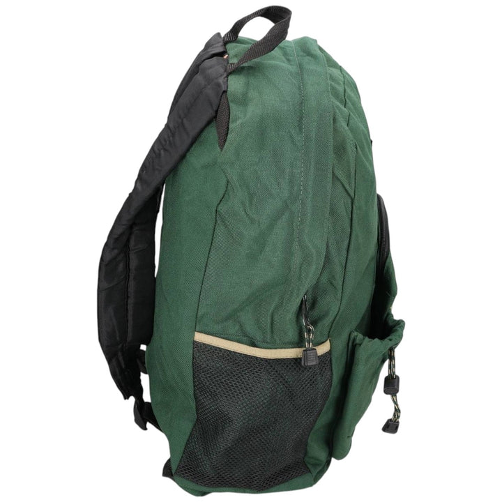90'S Outdoor Products Logo Patch Backpack, Made in USA - Vintage unclear Green type dark green Vintage Second Hand