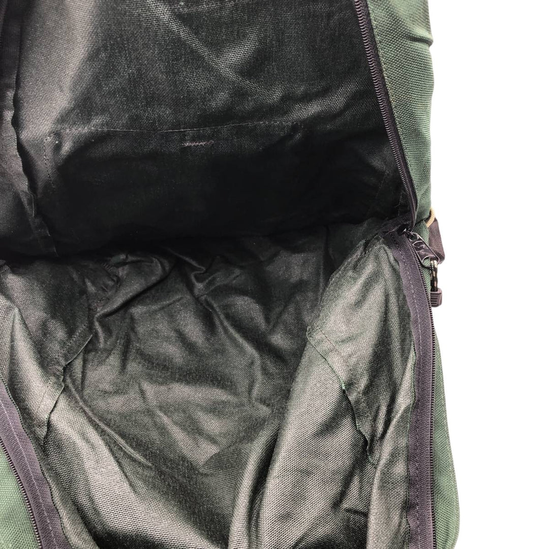 90'S Outdoor Products Logo Patch Backpack, Made in USA - Vintage unclear Green type dark green Vintage Second Hand