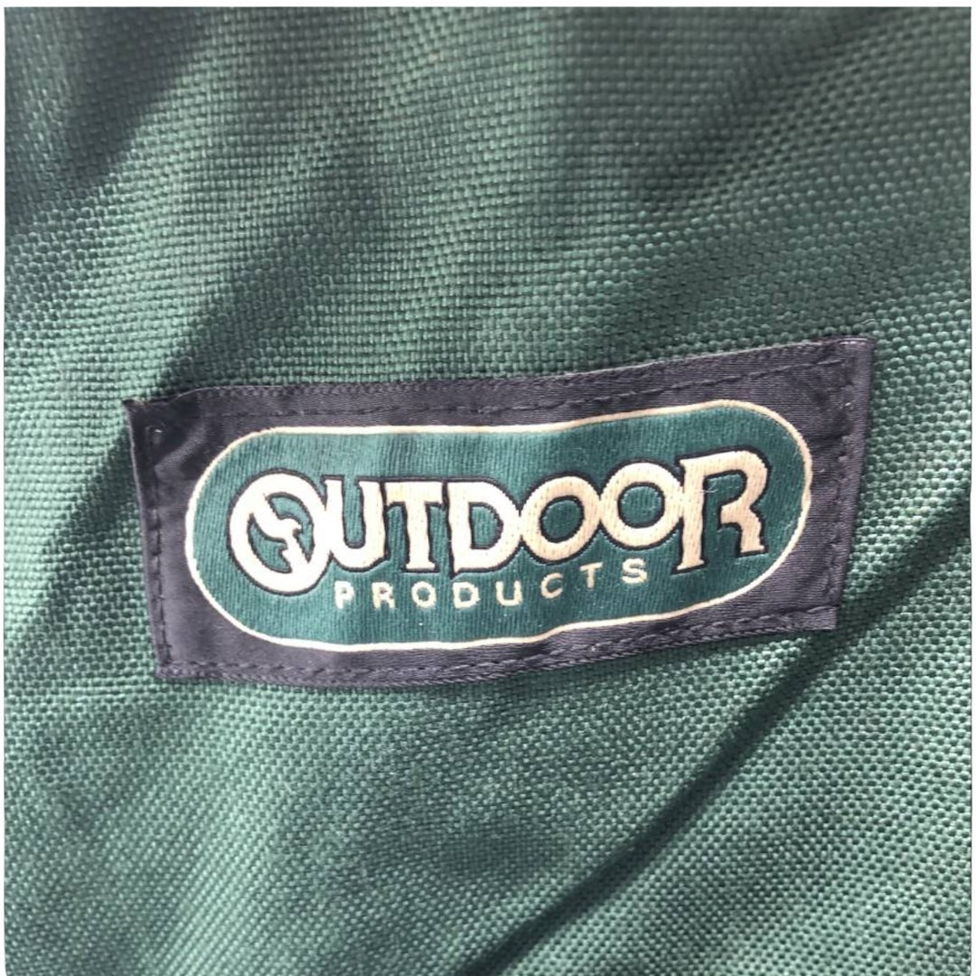 90'S Outdoor Products Logo Patch Backpack, Made in USA - Vintage unclear Green type dark green Vintage Second Hand
