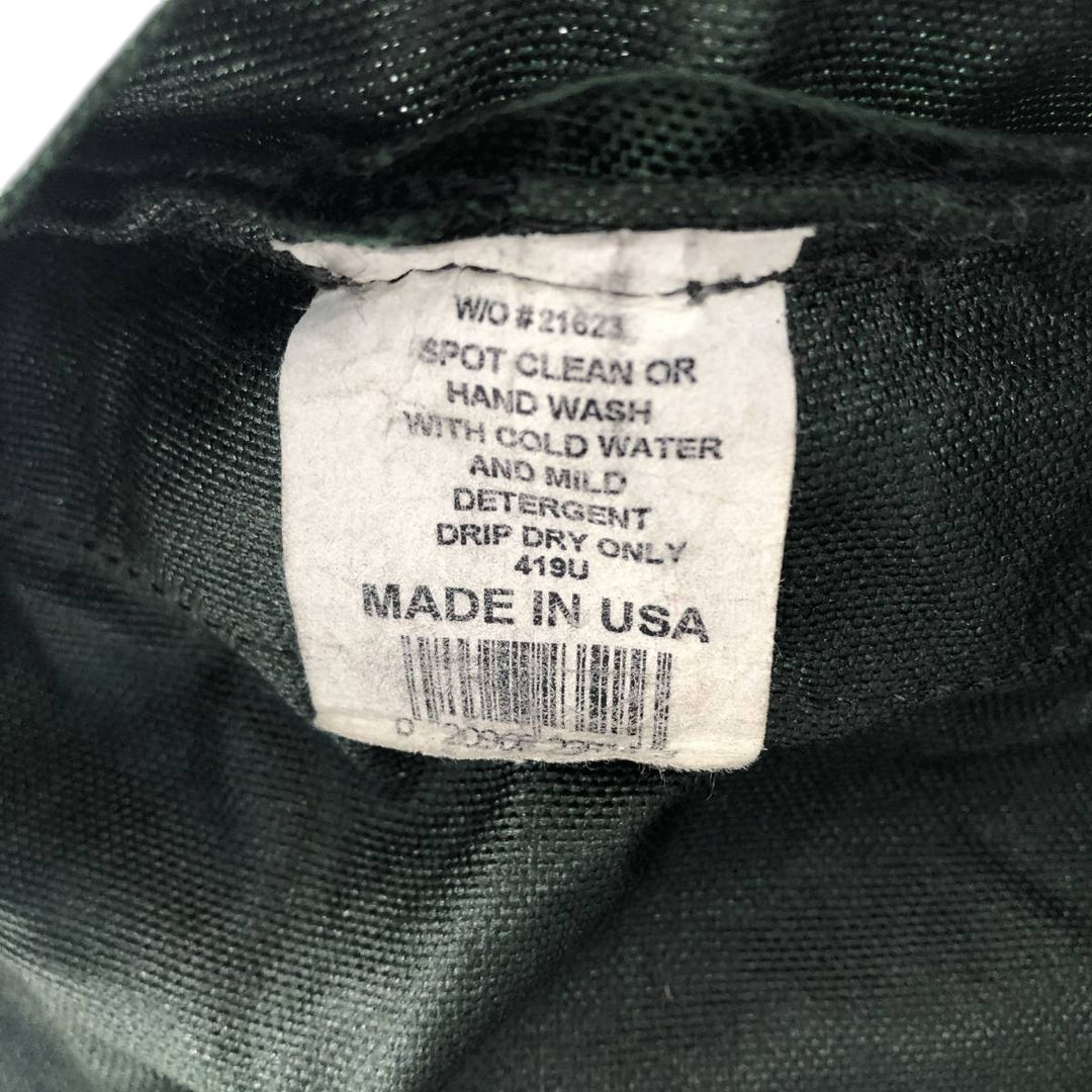 90'S Outdoor Products Logo Patch Backpack, Made in USA - Vintage unclear Green type dark green Vintage Second Hand