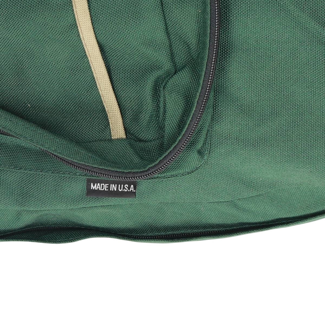 90'S Outdoor Products Logo Patch Backpack, Made in USA - Vintage unclear Green type dark green Vintage Second Hand