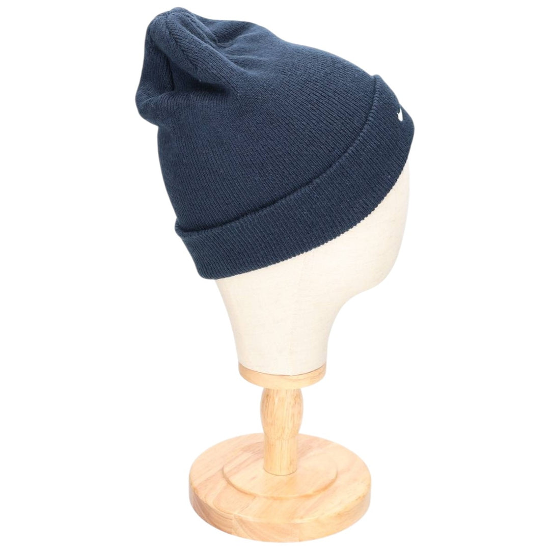 90'S Nike knit beanie, one size fits all, vintage acrylic navy blue type Vintage Second Hand