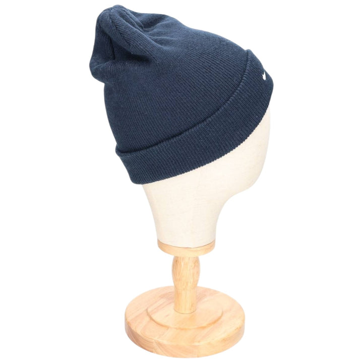 90'S Nike knit beanie, one size fits all, vintage acrylic navy blue type Vintage Second Hand