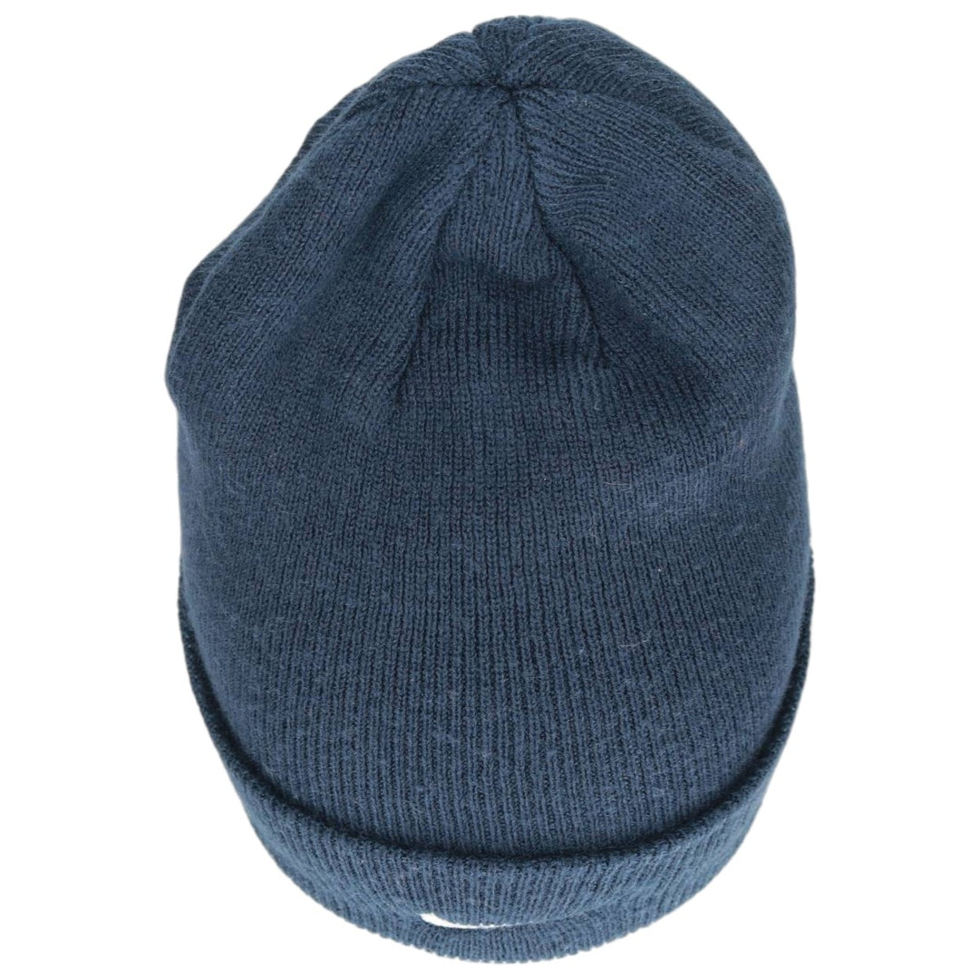90'S Nike knit beanie, one size fits all, vintage acrylic navy blue type Vintage Second Hand