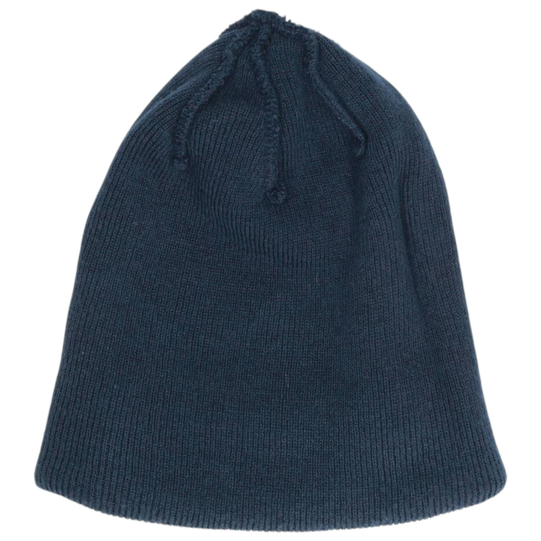 90'S Nike knit beanie, one size fits all, vintage acrylic navy blue type Vintage Second Hand