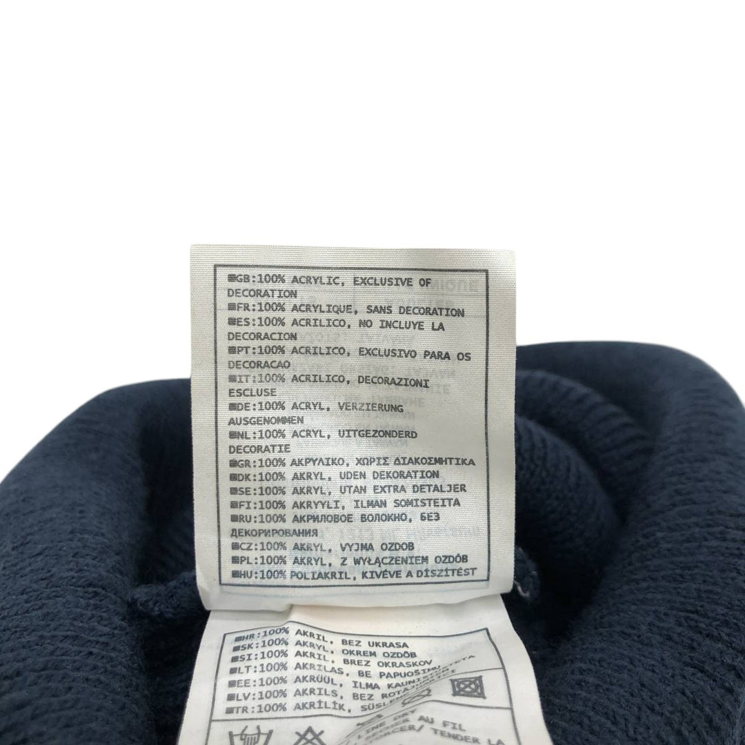 90'S Nike knit beanie, one size fits all, vintage acrylic navy blue type Vintage Second Hand