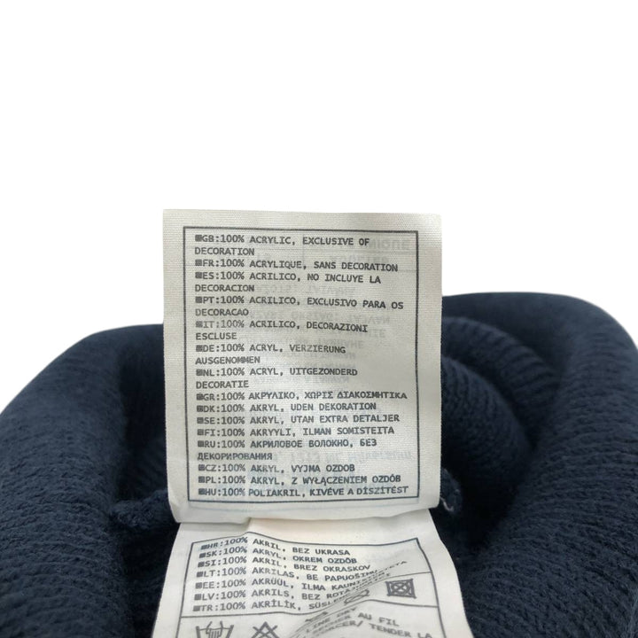90'S Nike knit beanie, one size fits all, vintage acrylic navy blue type Vintage Second Hand