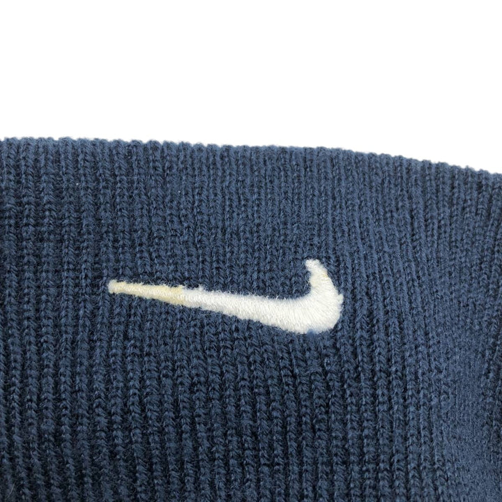 90'S Nike knit beanie, one size fits all, vintage acrylic navy blue type Vintage Second Hand