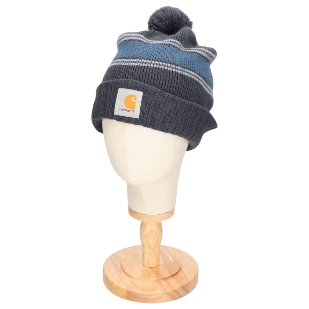 Carhartt knit beanie, one size fits all acrylic navy blue type Vintage Second Hand