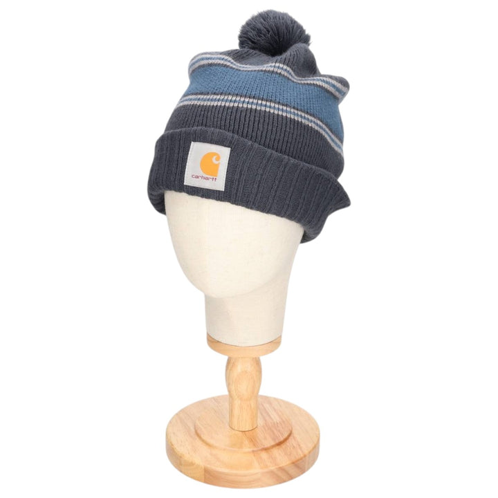 Carhartt knit beanie, one size fits all acrylic navy blue type Vintage Second Hand