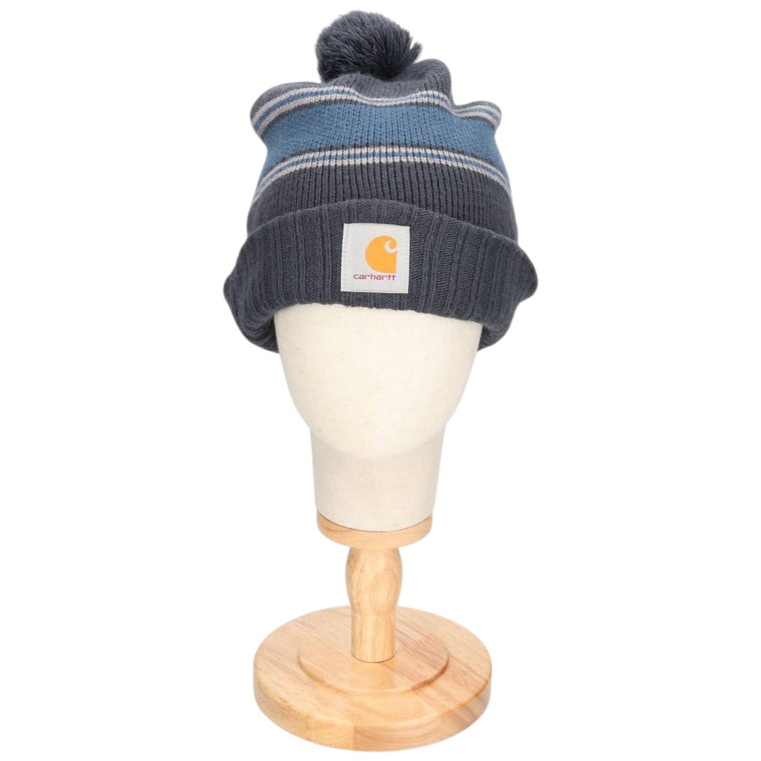 Carhartt knit beanie, one size fits all acrylic navy blue type Vintage Second Hand