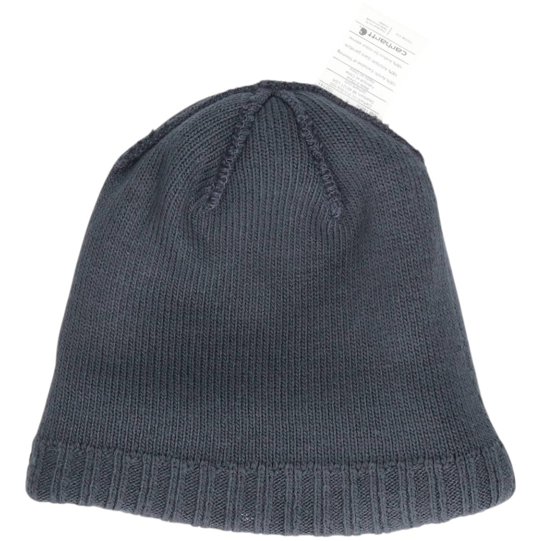 Carhartt knit beanie, one size fits all acrylic navy blue type Vintage Second Hand