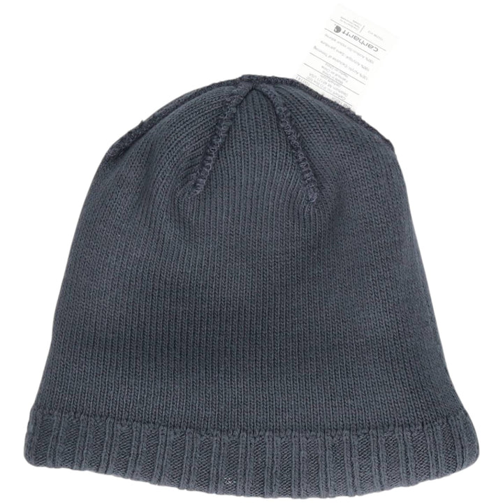 Carhartt knit beanie, one size fits all acrylic navy blue type Vintage Second Hand