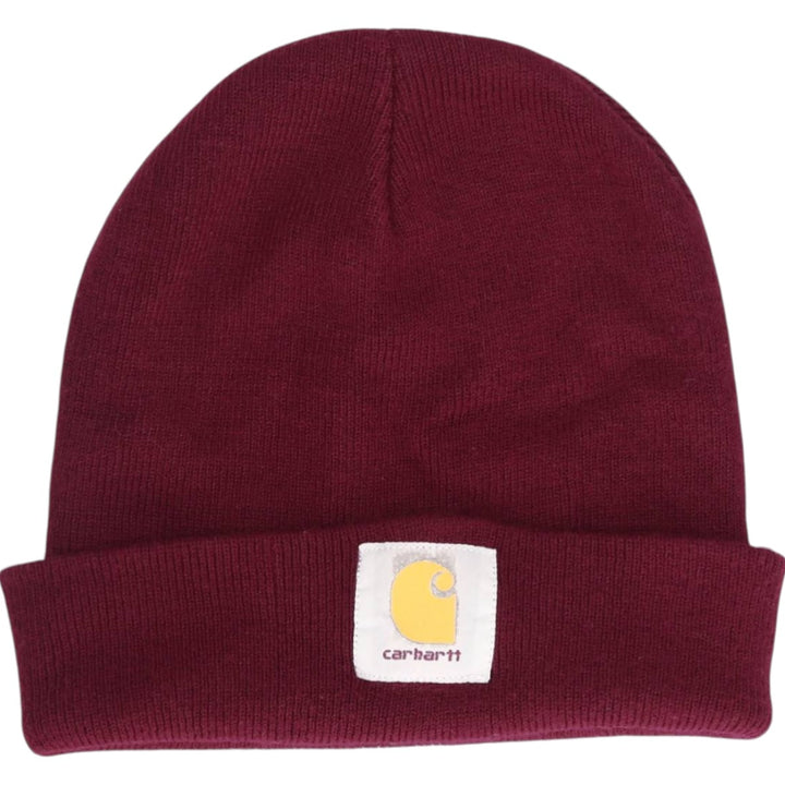 Carhartt knit beanie, one size fits all unclear wine-red Vintage Second Hand