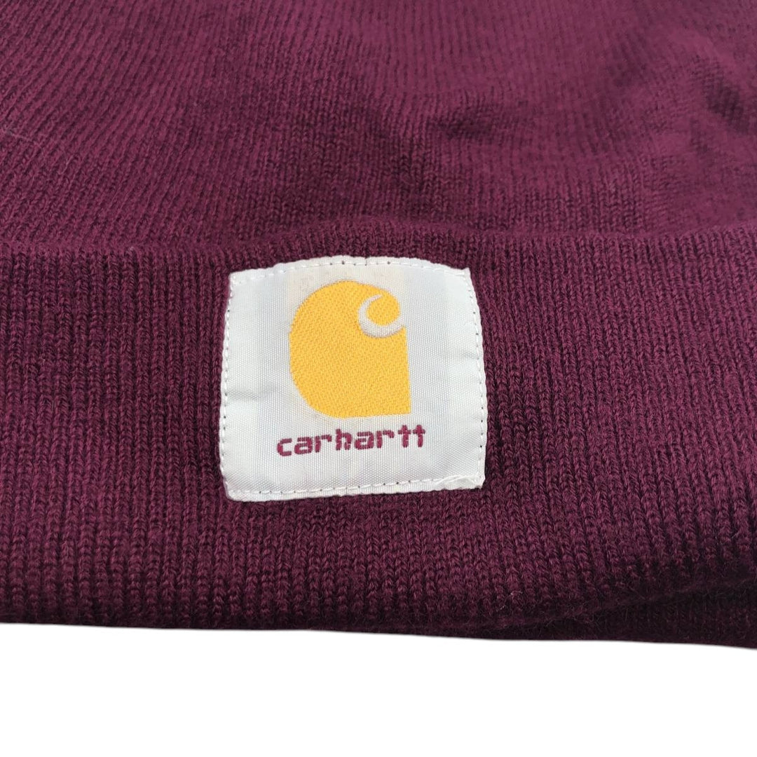 Carhartt knit beanie, one size fits all unclear wine-red Vintage Second Hand