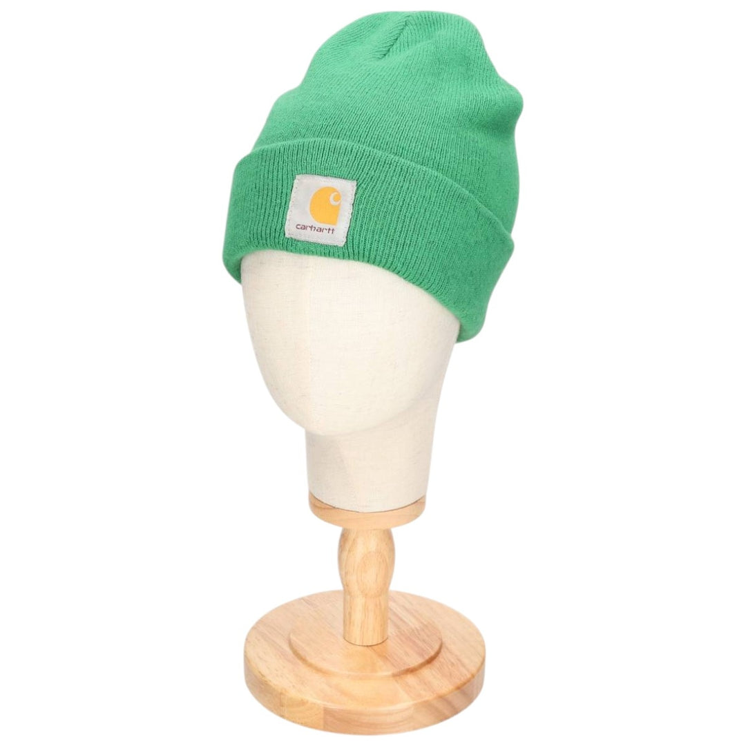 Carhartt Knit Beanie, Made in USA, One Size Fits Most acrylic Green type dark green Vintage Second Hand