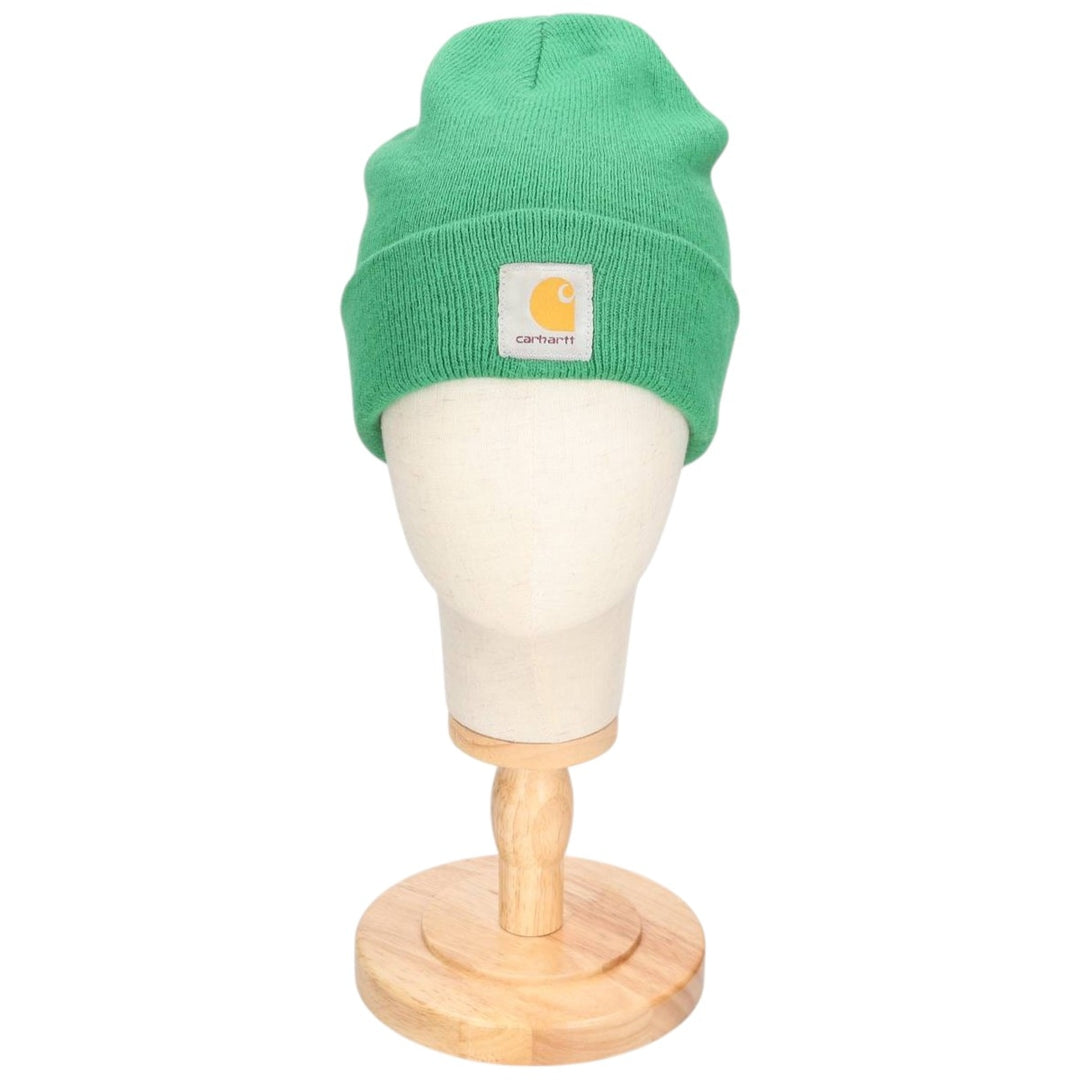 Carhartt Knit Beanie, Made in USA, One Size Fits Most acrylic Green type dark green Vintage Second Hand