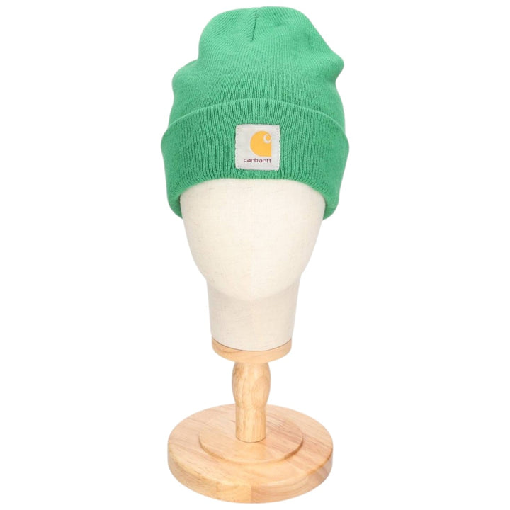 Carhartt Knit Beanie, Made in USA, One Size Fits Most acrylic Green type dark green Vintage Second Hand