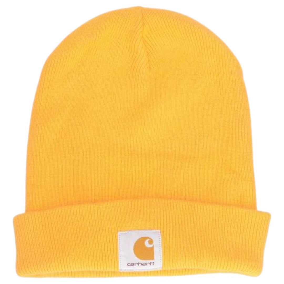 Carhartt Acrylic Watch Hat, knit beanie, one size fits most acrylic yellow type Vintage Second Hand