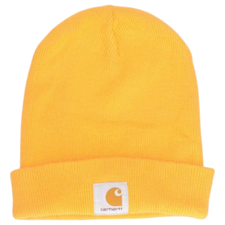 Carhartt Acrylic Watch Hat, knit beanie, one size fits most acrylic yellow type Vintage Second Hand