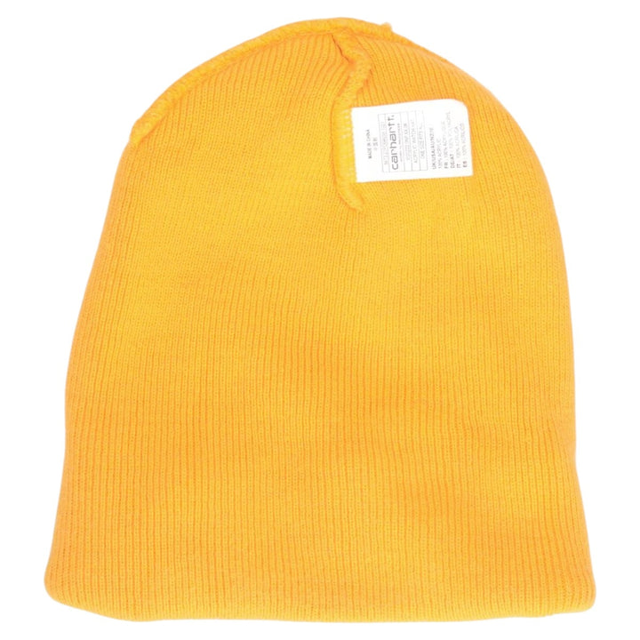 Carhartt Acrylic Watch Hat, knit beanie, one size fits most acrylic yellow type Vintage Second Hand