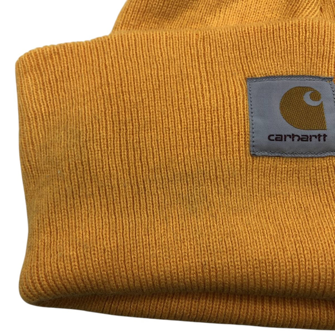 Carhartt Acrylic Watch Hat, knit beanie, one size fits most acrylic yellow type Vintage Second Hand
