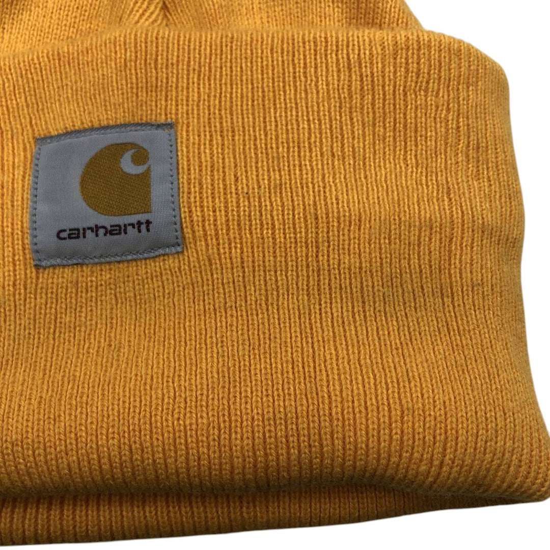 Carhartt Acrylic Watch Hat, knit beanie, one size fits most acrylic yellow type Vintage Second Hand