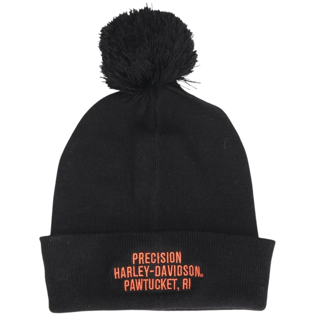 Harley-Davidson knit beanie, one size fits all acrylic black type Vintage Second Hand
