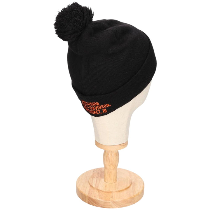 Harley-Davidson knit beanie, one size fits all acrylic black type Vintage Second Hand