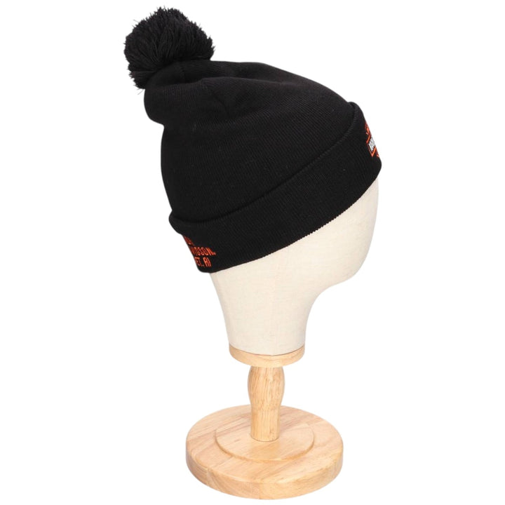 Harley-Davidson knit beanie, one size fits all acrylic black type Vintage Second Hand