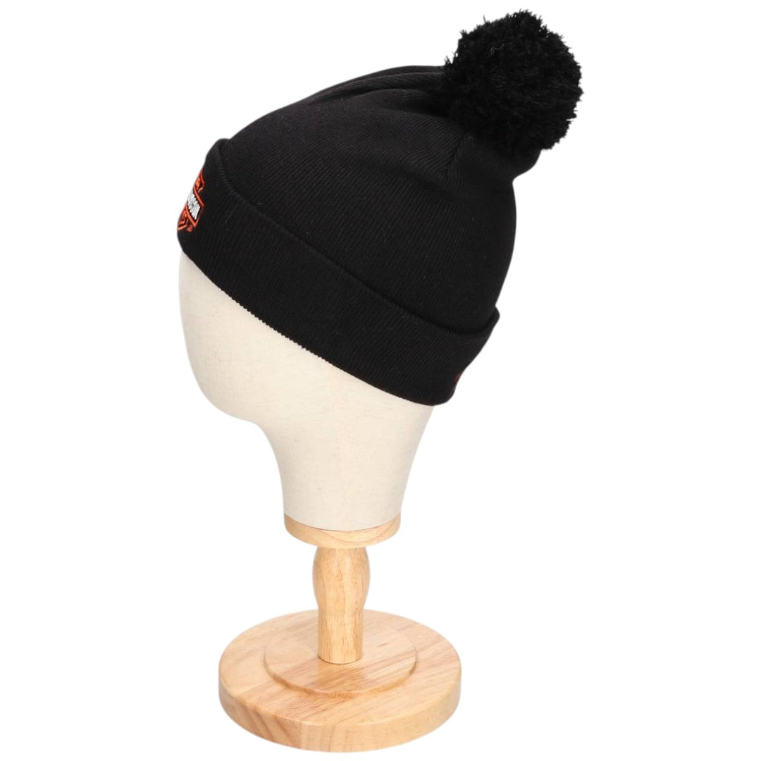 Harley-Davidson knit beanie, one size fits all acrylic black type Vintage Second Hand