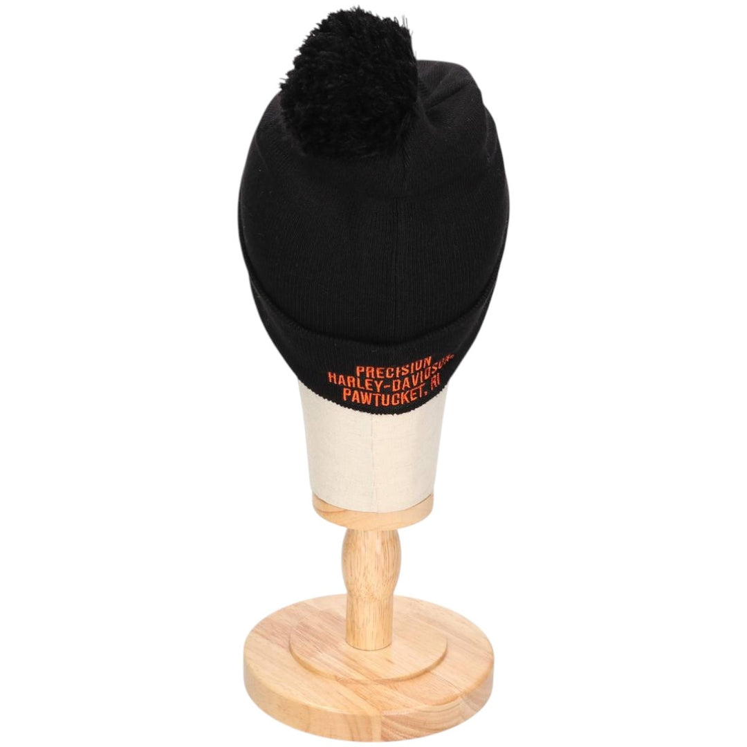 Harley-Davidson knit beanie, one size fits all acrylic black type Vintage Second Hand