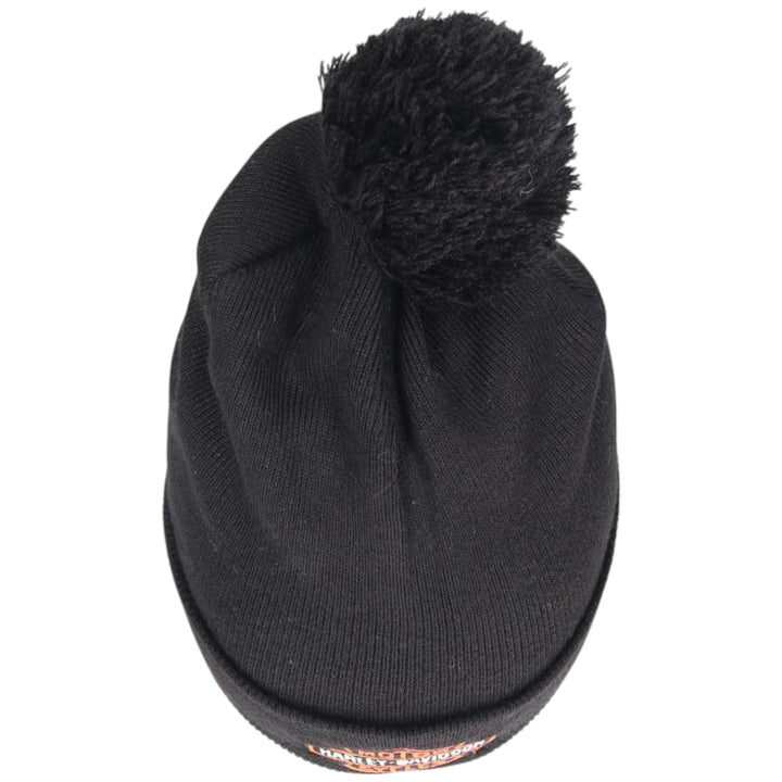Harley-Davidson knit beanie, one size fits all acrylic black type Vintage Second Hand