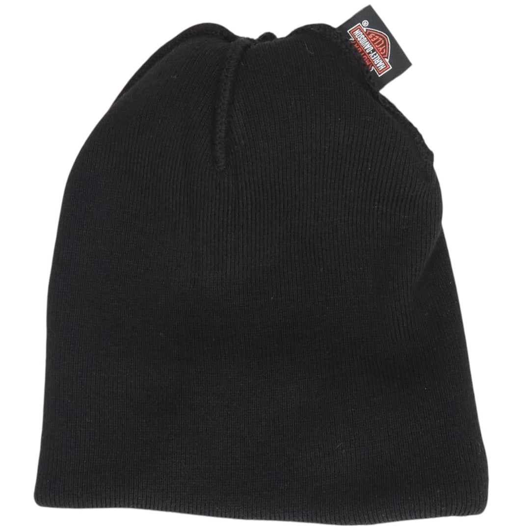 Harley-Davidson knit beanie, one size fits all acrylic black type Vintage Second Hand