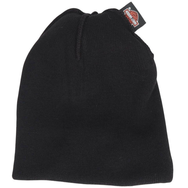 Harley-Davidson knit beanie, one size fits all acrylic black type Vintage Second Hand