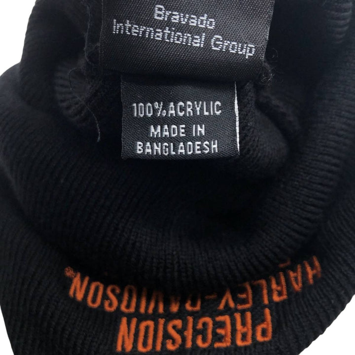 Harley-Davidson knit beanie, one size fits all acrylic black type Vintage Second Hand