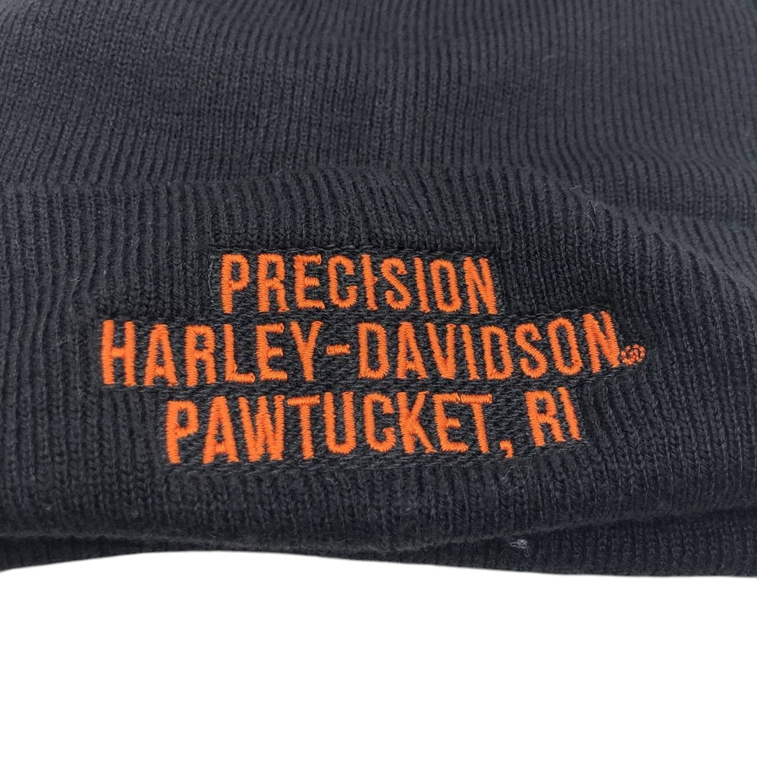 Harley-Davidson knit beanie, one size fits all acrylic black type Vintage Second Hand