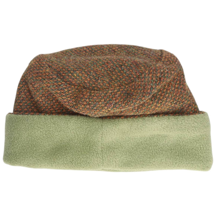 Anna Macneil Harris Tweed Roll Cap, Made in Scotland, One Size Fits All unclear Khaki type Vintage Second Hand